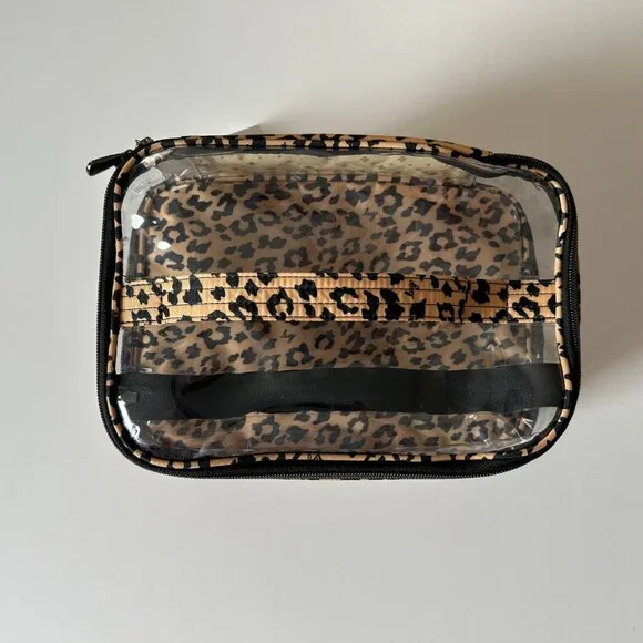Lug Whoosh Clearview Cosmetic Case Spotted Leopard - Picture 3 of 12